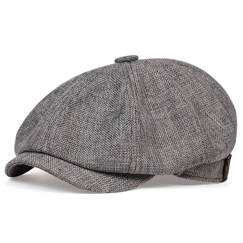 Cotton Eight-Panel Newsboy Cap — Farnell Hat Co.