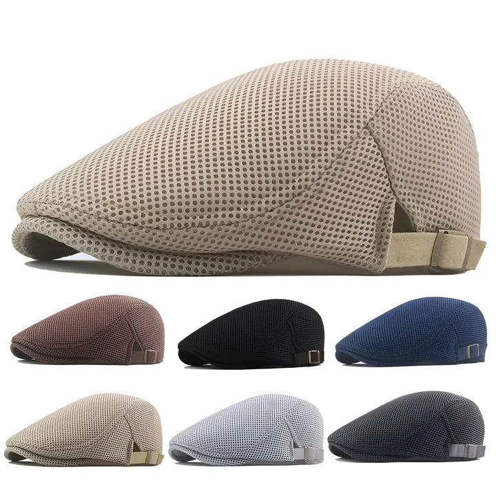Breathable Mesh Flat Cap — Farnell Hat Co.