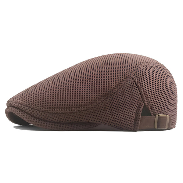 Breathable Mesh Flat Cap