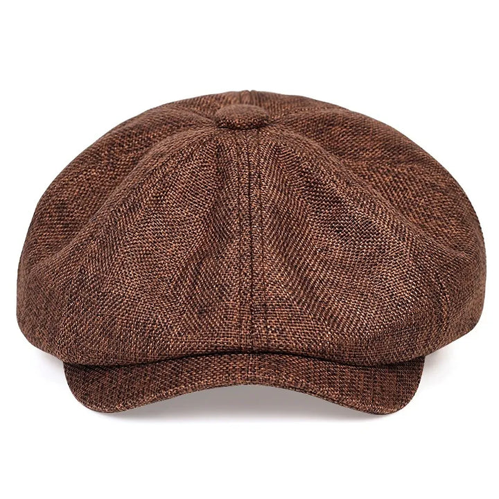 Cotton Eight-Panel Newsboy Cap