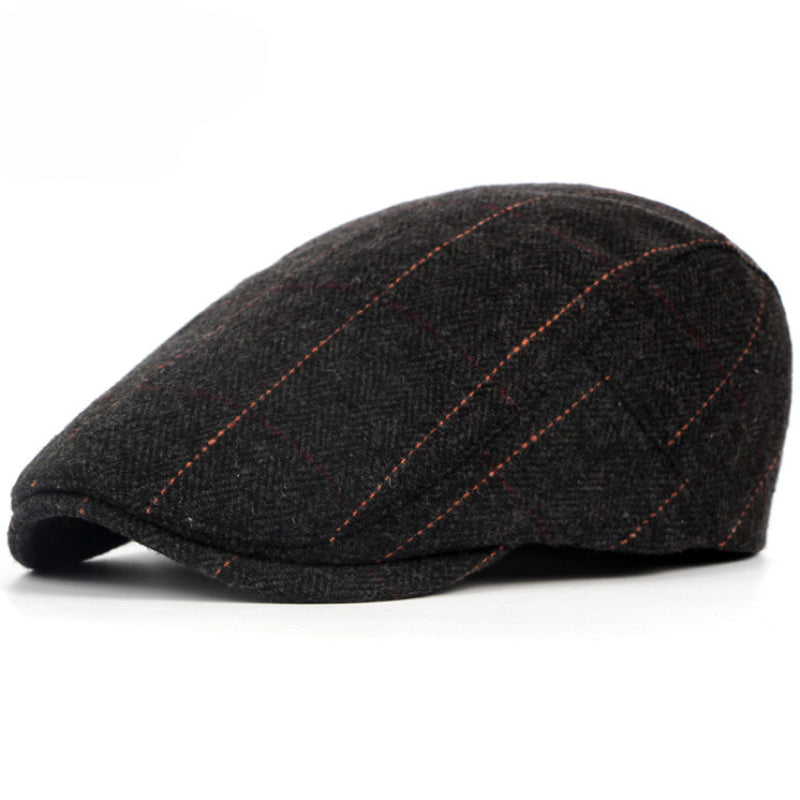 Pinstripe Herringbone Cap — Farnell Hat Co.