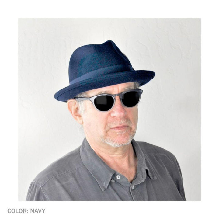 The Blues Crushable Wool Trilby Hat