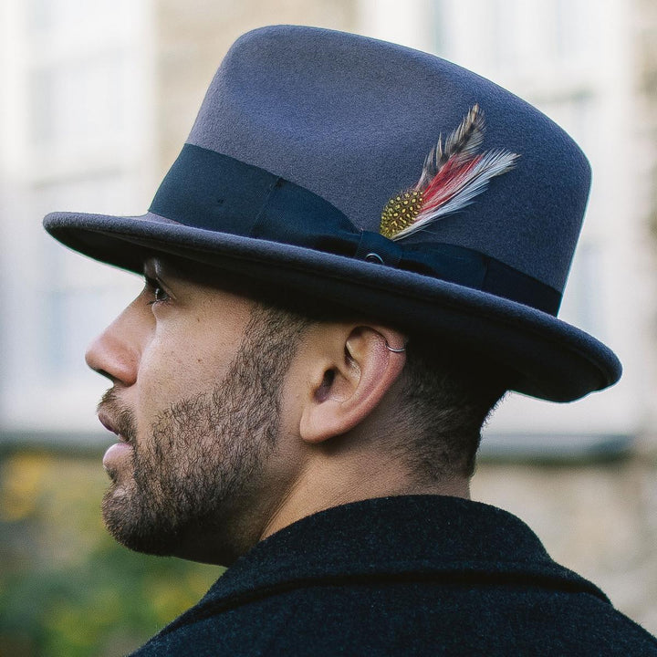The Blues Crushable Wool Trilby Hat — Farnell Hat Co.