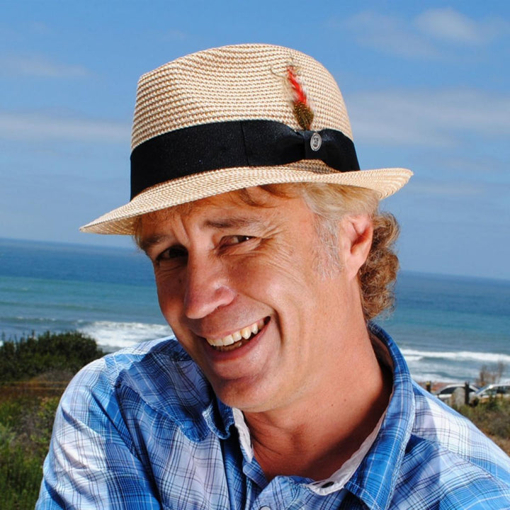 Toyo Straw Braid Trilby Hat
