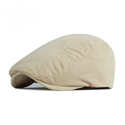 Corduroy Velvet Flat Cap