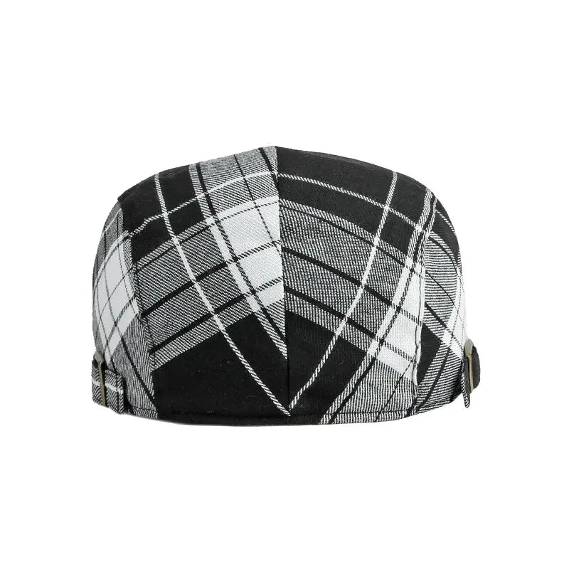 Plaid Check Flat Cap — Farnell Hat Co.