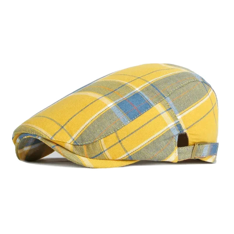 Plaid Check Flat Cap — Farnell Hat Co.