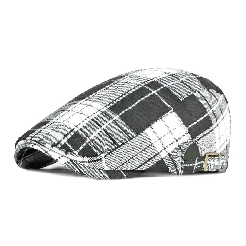 Plaid Check Flat Cap — Farnell Hat Co.