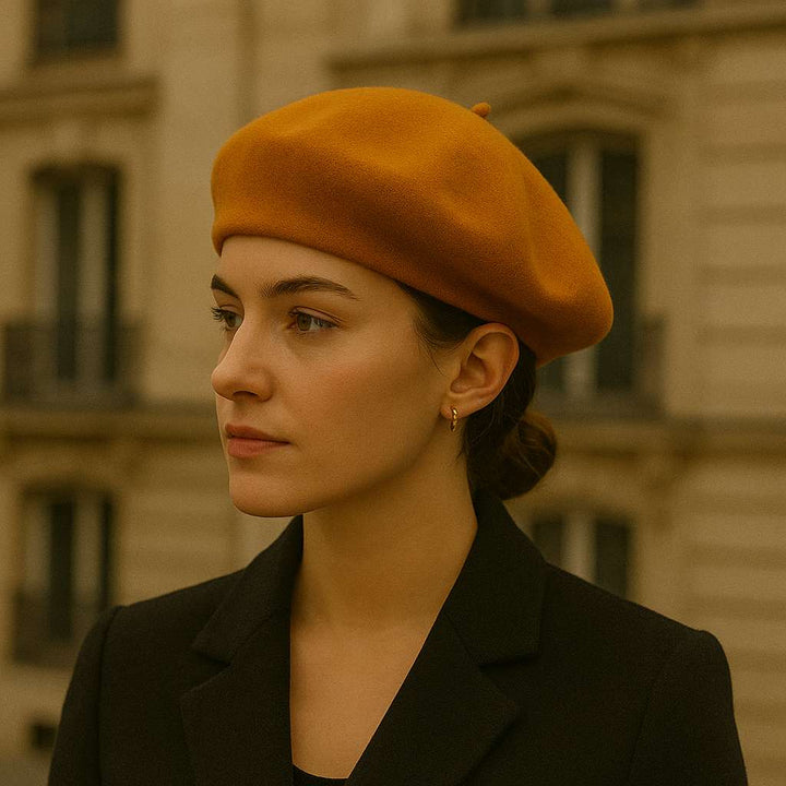 Basque Wide-Crown Wool Beret — Farnell Hat Co.