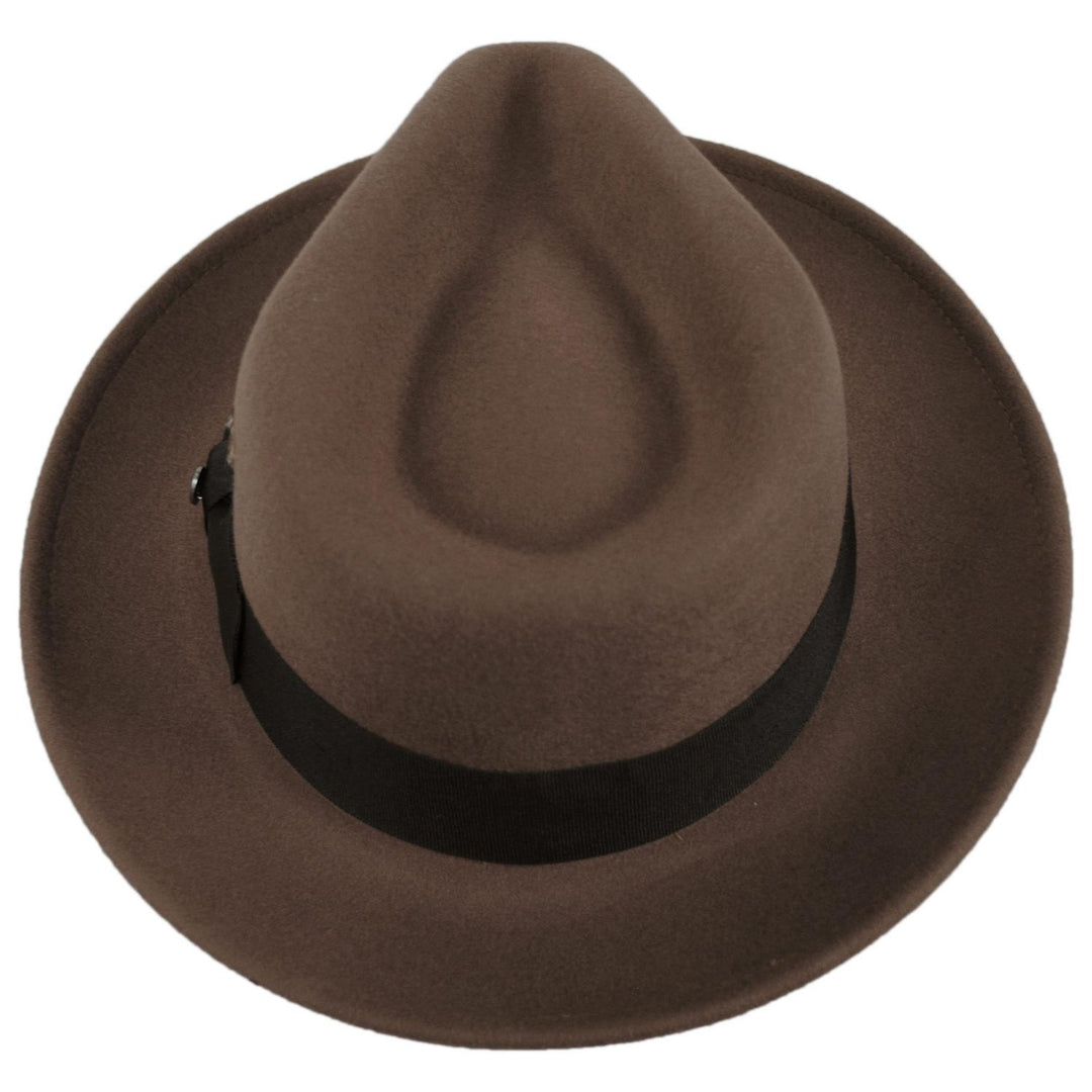 Heritage Crushable Wool Felt Fedora Hat