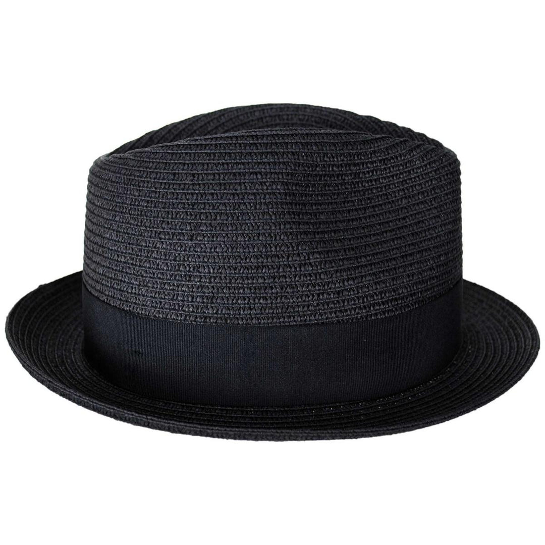 Toyo Straw Braid Trilby Hat