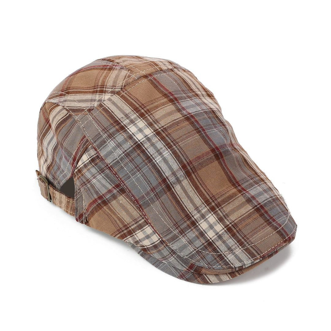 Woven Fabric Heritage Plaid Driver Cap — Farnell Hat Co.