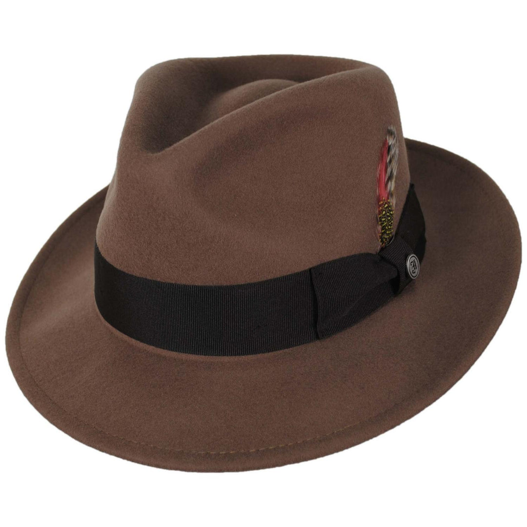 Heritage Crushable Wool Felt Fedora Hat