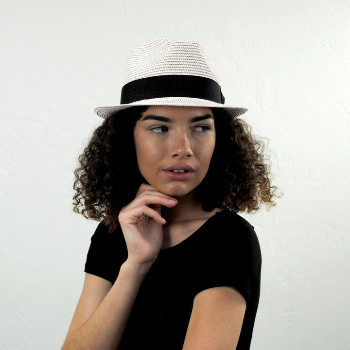 Toyo Straw Braid Trilby Hat — Farnell Hat Co.