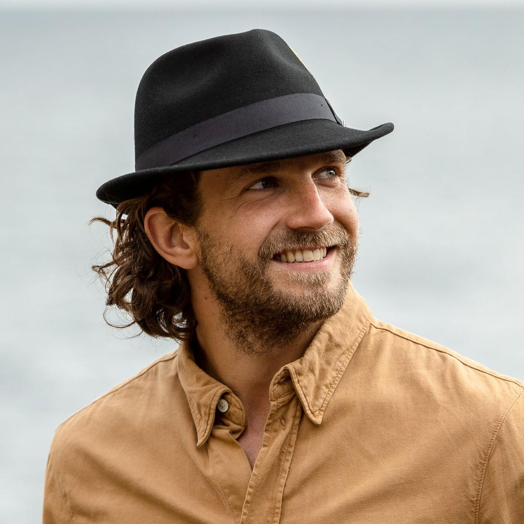 The Blues Crushable Wool Trilby Hat — Farnell Hat Co.