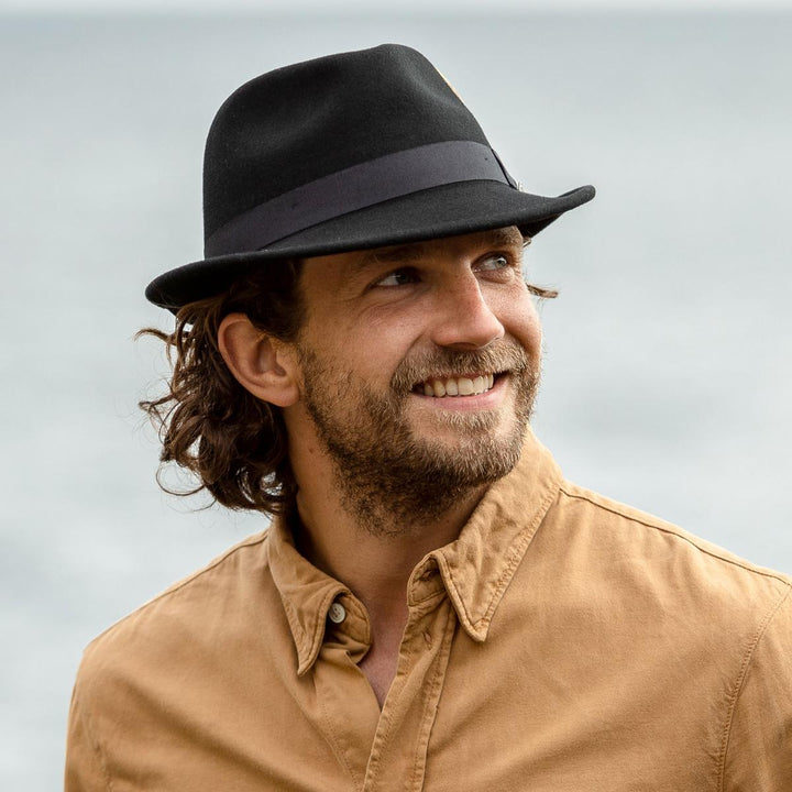 The Blues Crushable Wool Trilby Hat — Farnell Hat Co.
