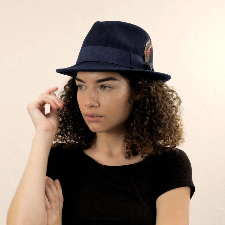 The Blues Crushable Wool Trilby Hat
