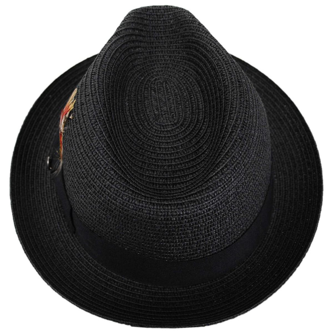 Toyo Straw Braid Trilby Hat