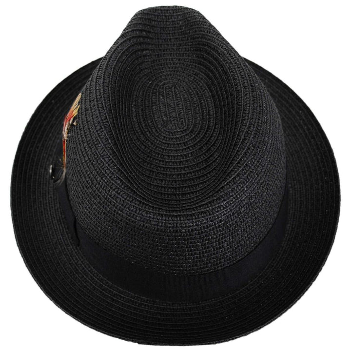 Toyo Straw Braid Trilby Hat