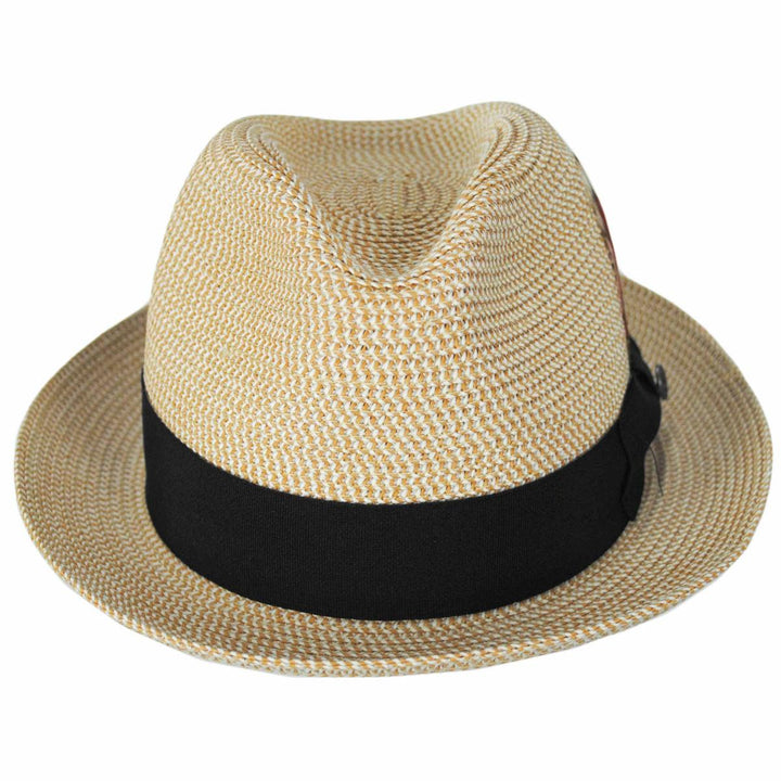 Toyo Straw Braid Trilby Hat
