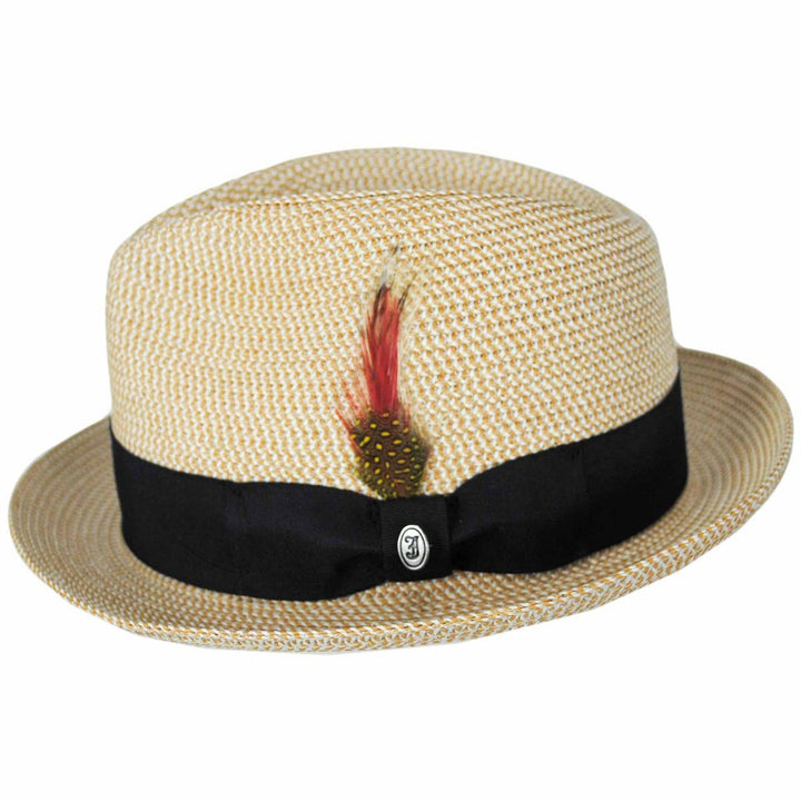 Toyo Straw Braid Trilby Hat